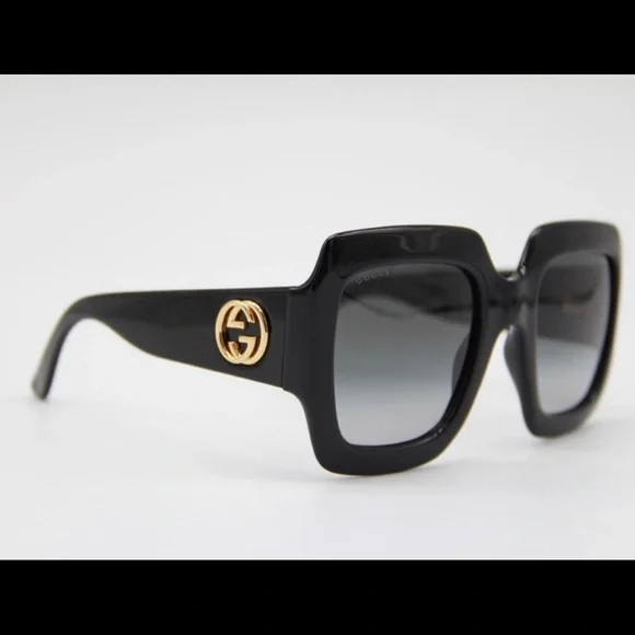 GUCCI OVERSIZED SQUARE SUNGLASSES NWOT - Picture 3 of 11